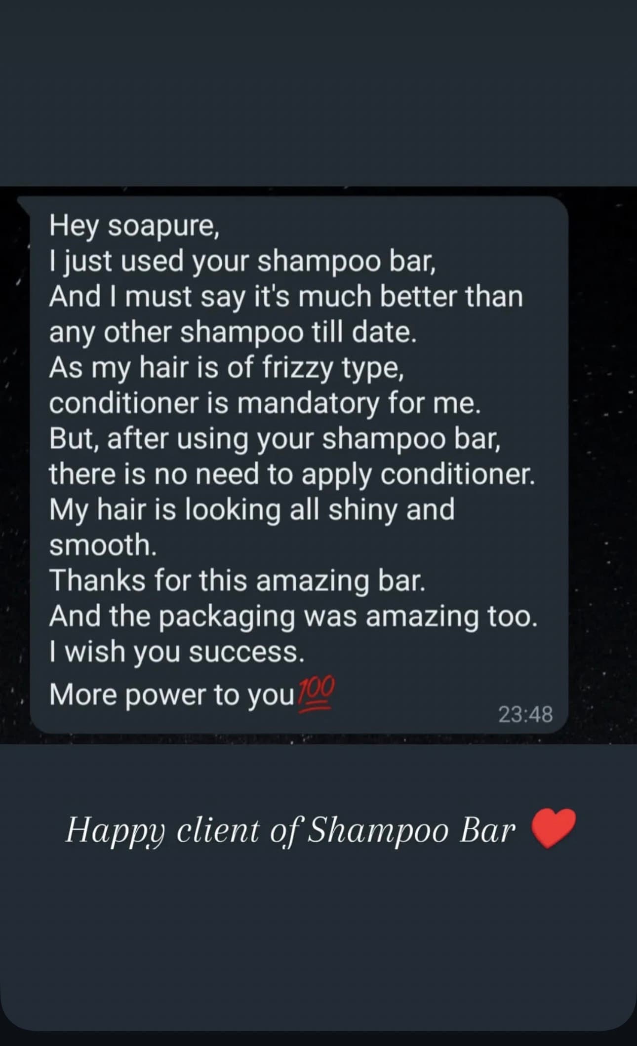 Customer testimonial 23